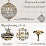 1-light chandelier light gold bedoom light iron,crystal pendant light
