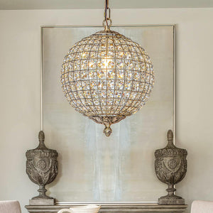 1-light chandelier light gold bedoom light iron,crystal pendant light