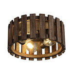 3 Light light fixture wood lights on a ceiling metal, wood light for the kitchen
