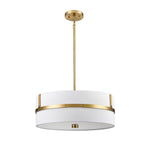 4 Light dinning room lightng gold bulbs light metal pendant light