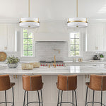 4 Light dinning room lightng gold bulbs light metal pendant light