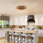 4 Bulb ceiling fans brozne flush mount copper best ceiling fans