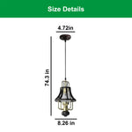 Farmhouse dining room chandeliers black, brass color pendant lights glass, iron, metal, wood hanging light