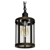 Farmhouse pendant lighting for kitchen rust vintage cage pendant lamp