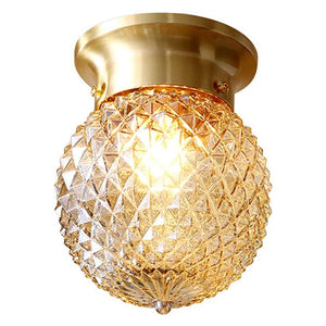 Globe flush  mount ceiling light fixture pineapple ceiling lamp