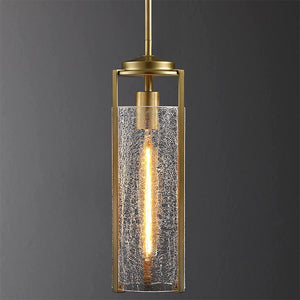 Gold glass pendant lights modern hanging light fixture