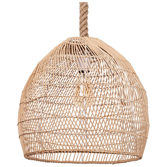Hand woven pendant light rope pendant lamp