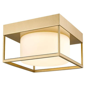 Modern Led ceiling light gold square flush mount ceiling lamp