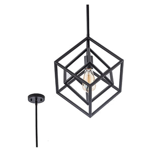 Modern industrial pendant lighting fixture adjustable island black pendant lamp