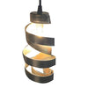 Modern spiral pendant lighting fixture metal pendant lamp