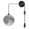 Moon Plug in pendant light adjustable hanging ceiling lighting fixture