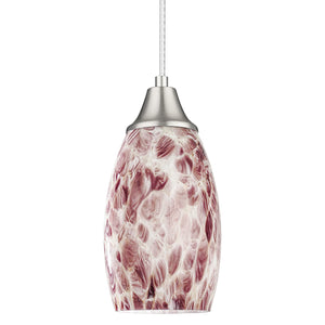 ‎1-light Abstract Purple kitchen decor Art Glass Pendant Lights Metal Over sink lighting fixtures