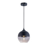 Gray mini pendant lights Glass globe light Farmhouse Hanging Light