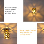 Modern pendant lighting for kitchen island Brass Frame Chandeliers Light 1 Light Bedroom Light