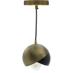 Matte Black kitchen pendant lighting Metal Shade pendant light fixture 6 Inch Mini orb light