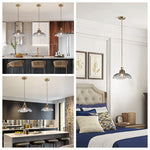 1-Light hanging kitchen lights Gray Pendant Light Fixtures Retro Hallway Bedroom Light