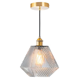 1 Light kitchen island light Grey and Gold vintage pendant light Farmhouse Hanging Light