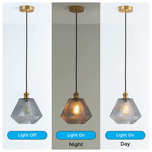 1 Light kitchen island light Grey and Gold vintage pendant light Farmhouse Hanging Light