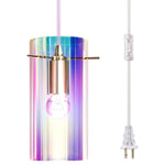 1 Light colorful chandelier 6.57 inch large pendant light Glass inspection light