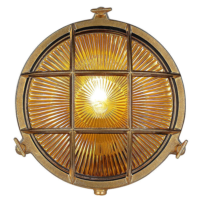 Round vintage industrial wall sconce waterproof wall light fixture