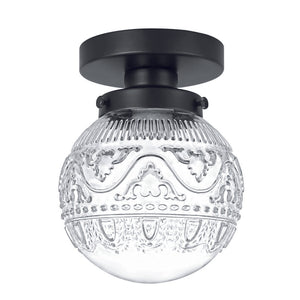 Modern hallway light black ceiling light glass ceiling light