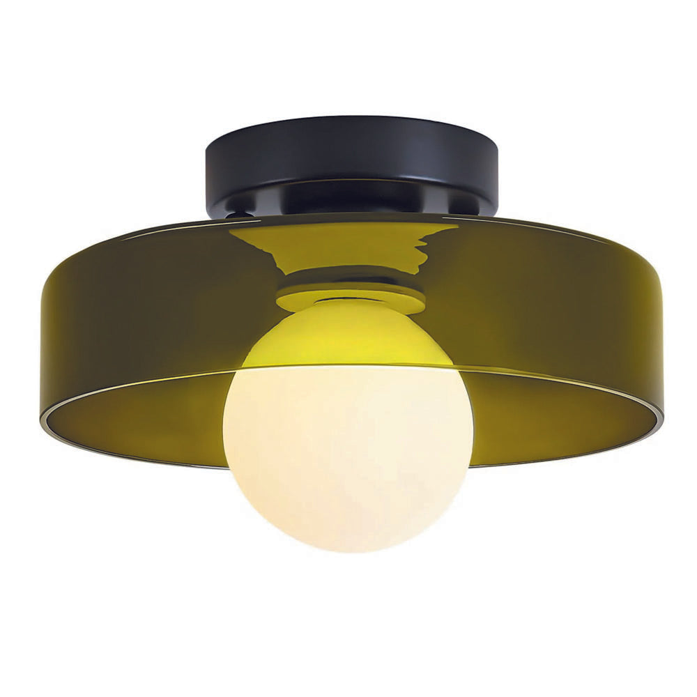 Modern dining room light dark green kitchen light glass ceiling light