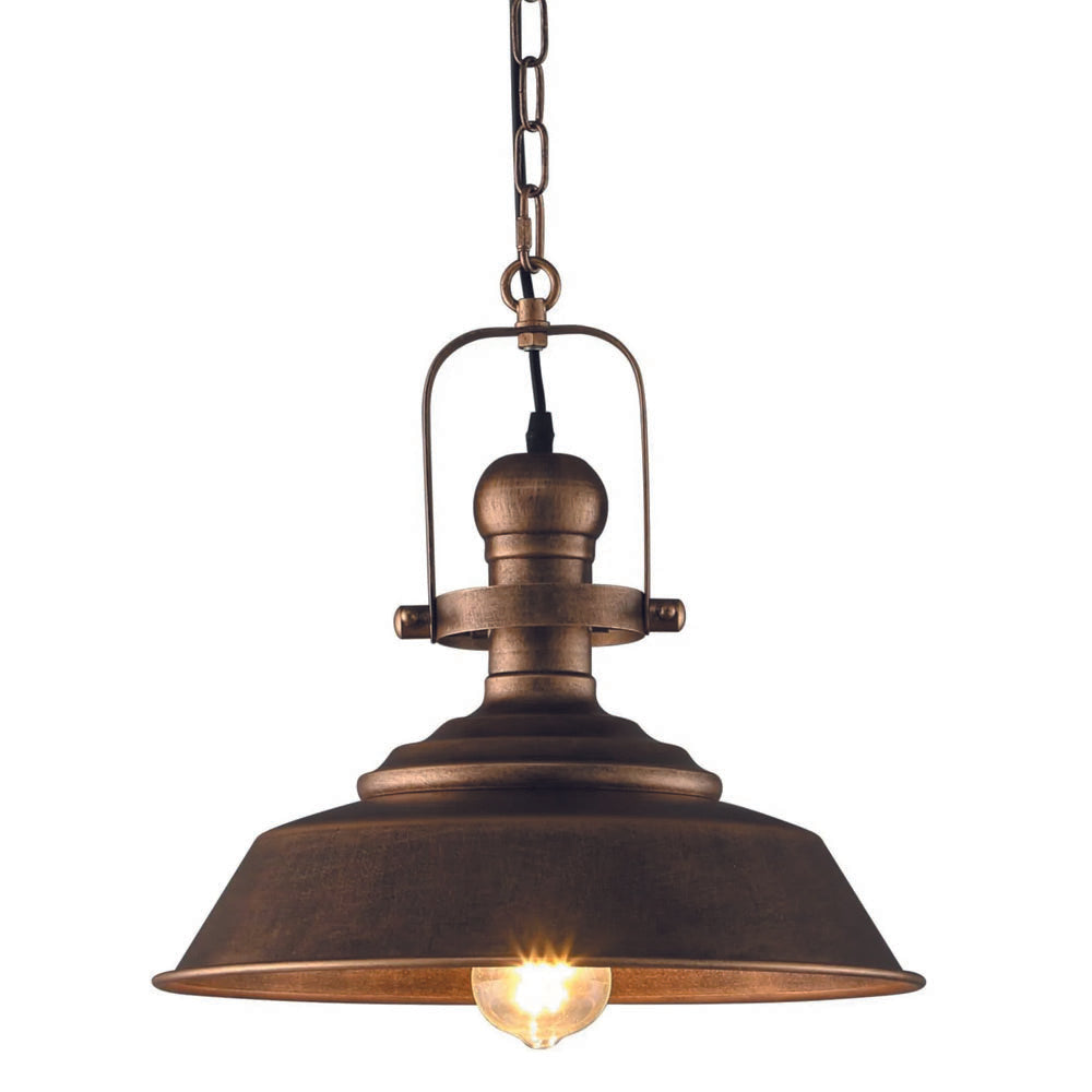 14.2 Inch dome porch light bronze pendant light metal hallway light