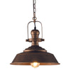 14.2 Inch dome porch light bronze pendant light metal hallway light