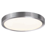 10 inch led flush mount light nickel kitchen light aluminum, glass ceiling light