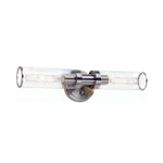2 light vanity light nickel hallway light glass, metal wall light