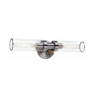 2 light vanity light nickel hallway light glass, metal wall light