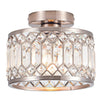 Modern flush mount light silver ceiling light silver bedroom light