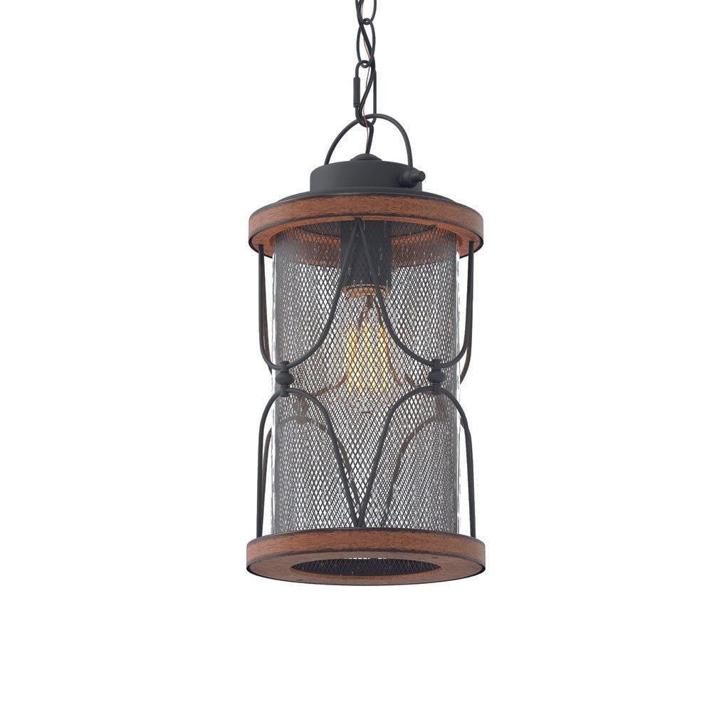 14 inch hanging light black+barnwood porch light aluminum pendant light