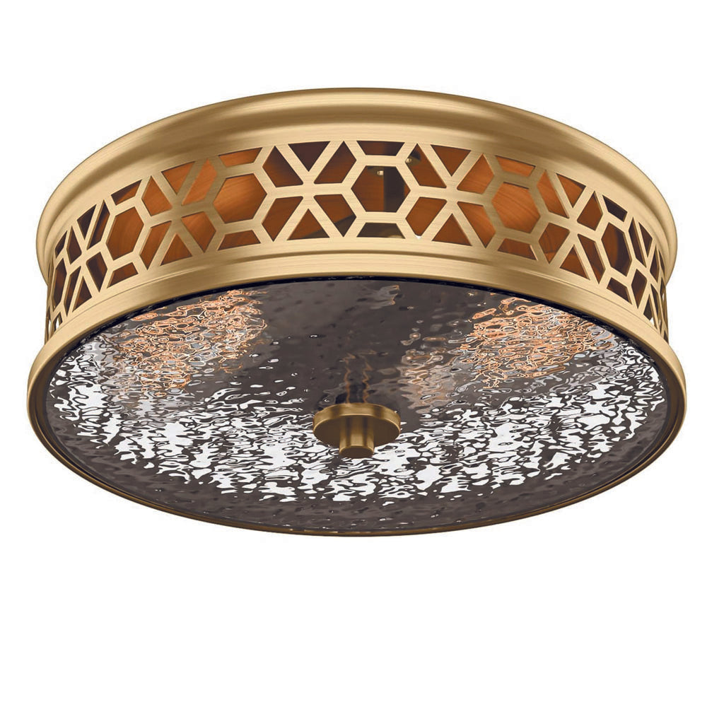 2 light vintage ceiling light gold bedroom light glass, metal corridor light