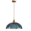 1-light pendant light blue kitchen light brass, glass bedroom light