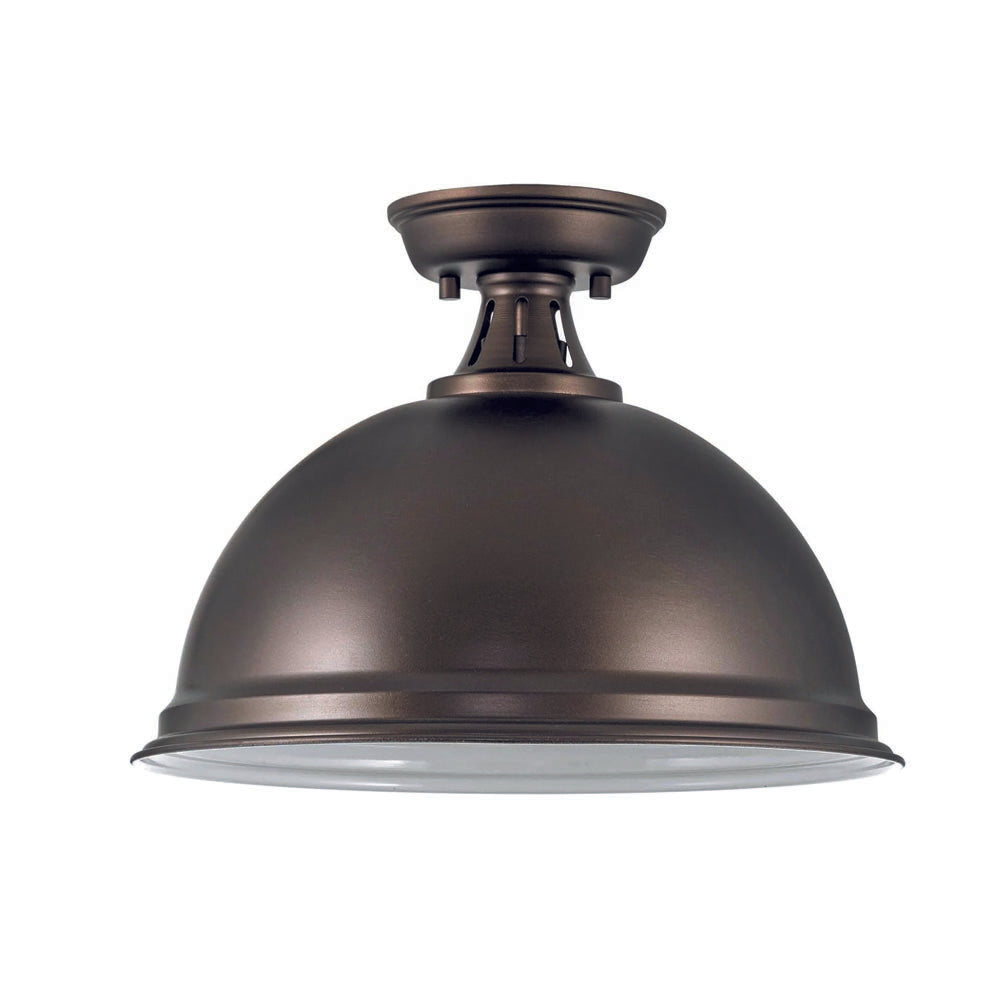 14 inch industrial ceiling light bronze hallway light metal flush mount light