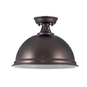 14 inch industrial ceiling light bronze hallway light metal flush mount light