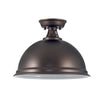 14 inch industrial ceiling light bronze hallway light metal flush mount light