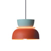 Transparency pendant light orange and navy fixture light aluminum,acrylic foyer light