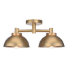 2 lights ceiling light brass mounted light metal kitchen light
