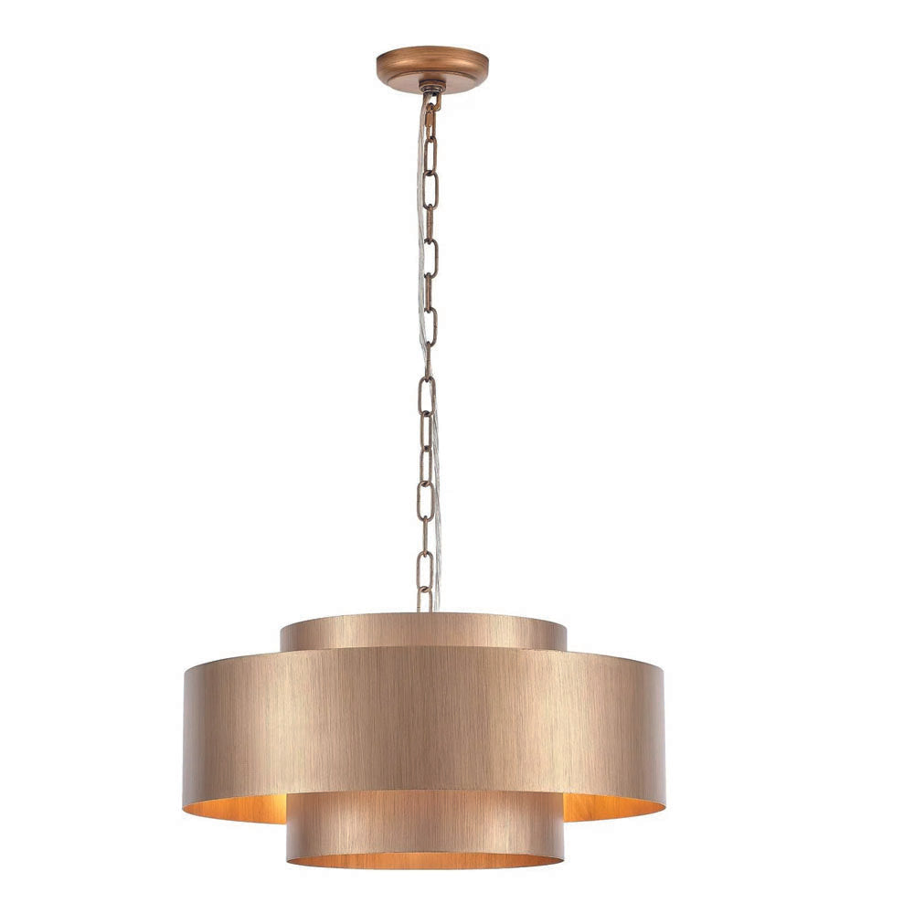 Three round modern pendant light metal kitchen light brass bedroom light