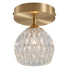 Modern entryway light brass kitchen light brass, crystal ceiling light