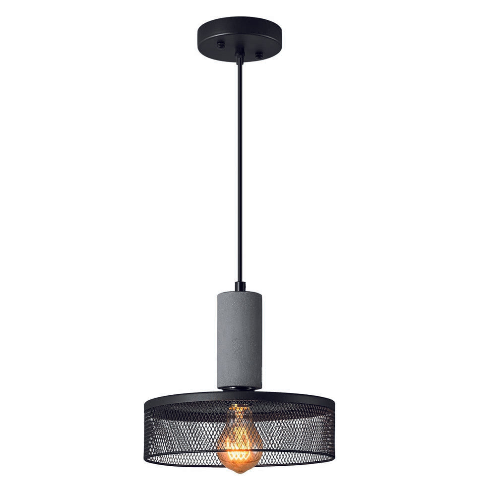 Dimmable living room light black and grey pendant light concrete metal kitchen light