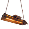4 lights fixture light retro color chandelier light metal pendant light