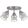 3-lights kitchen light nickel entryway light metal, ‎iron ceiling lamp