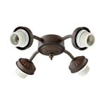 4 light industrial ceiling light kit farmhouse mini ceiling lamp with bronze finish