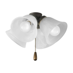 4 light ceiling light kit mini pull chain switch ceiling lamp with antique bronze finish