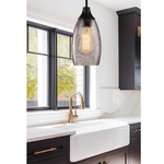 4.72” Pendant light white chandeliers light glass kitchen island light