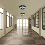 1 Light lights and fixtures black ceiling lighting polypropylene hall light fixtures