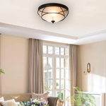 2 Light kitchen light fixtures black bronze lights ceiling led glass, metal flush mount light